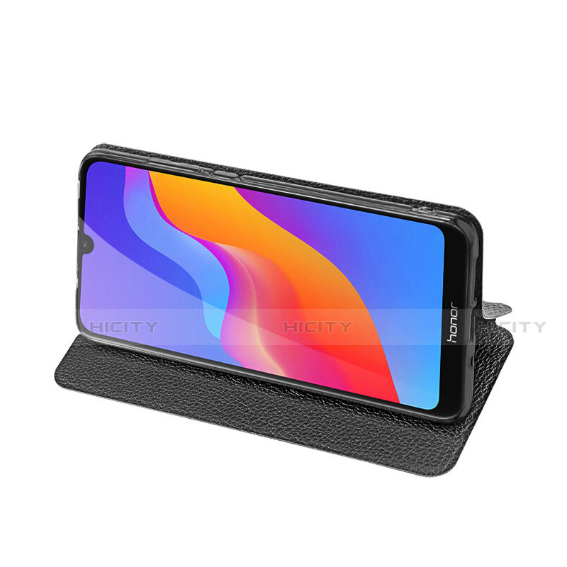 Funda de Cuero Cartera con Soporte L01 para Huawei Y6 (2019) Negro