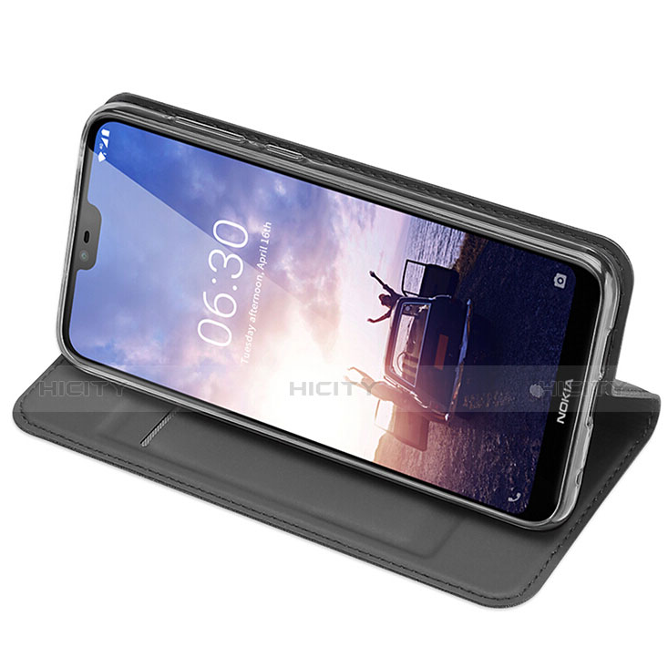 Funda de Cuero Cartera con Soporte L01 para Nokia 6.1 Plus