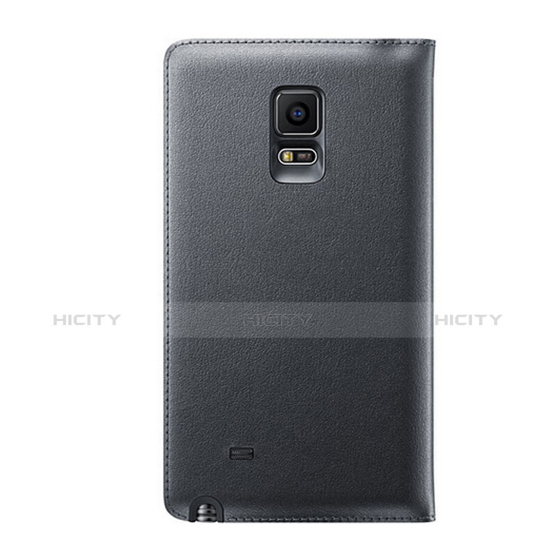 Funda de Cuero Cartera con Soporte L01 para Samsung Galaxy Note Edge SM-N915F Negro