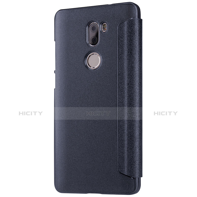 Funda de Cuero Cartera con Soporte L01 para Xiaomi Mi 5S Plus Negro