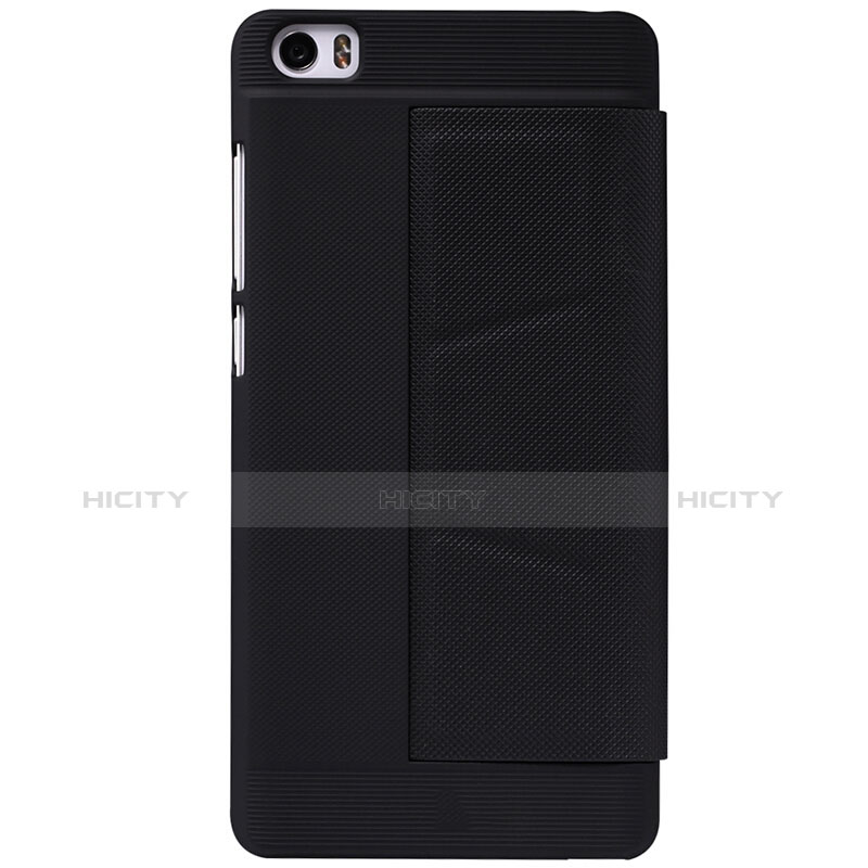 Funda de Cuero Cartera con Soporte L01 para Xiaomi Mi Note Negro