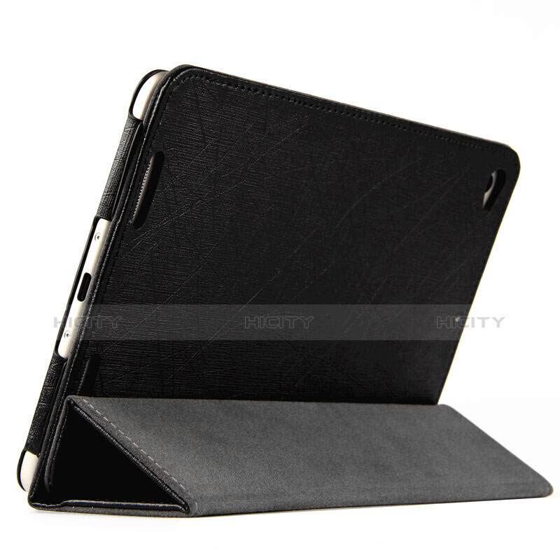 Funda de Cuero Cartera con Soporte L01 para Xiaomi Mi Pad 2 Negro