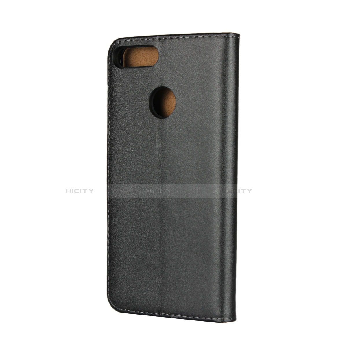 Funda de Cuero Cartera con Soporte L02 para Huawei Honor 9 Lite Negro