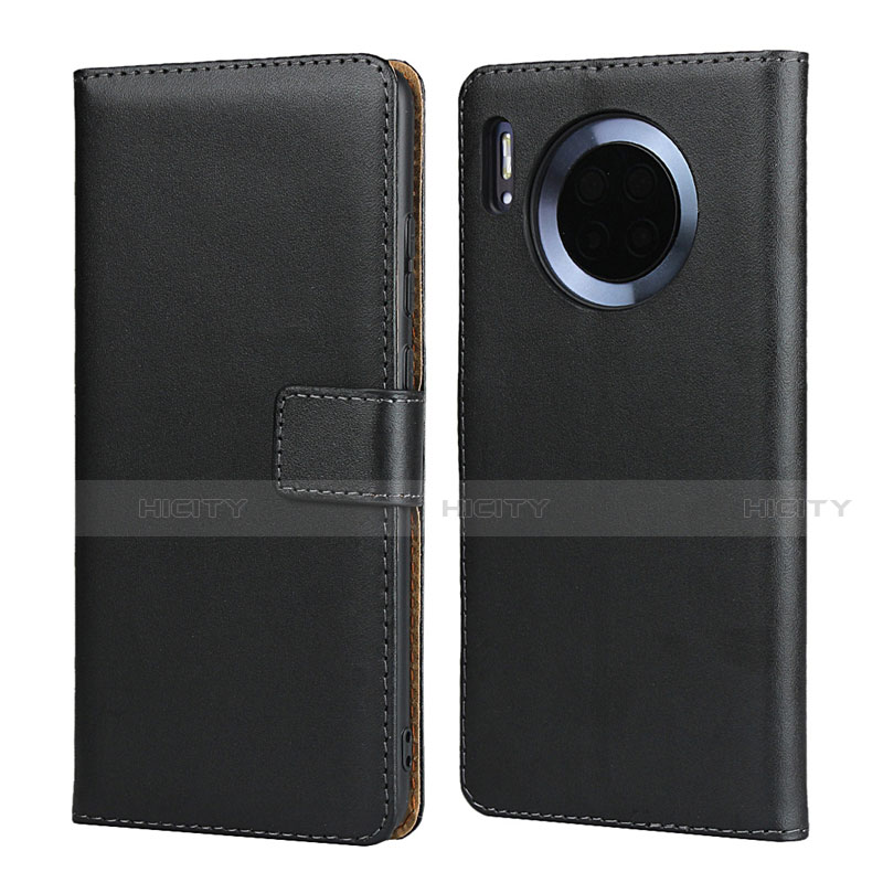 Funda de Cuero Cartera con Soporte L02 para Huawei Mate 30 Pro 5G Negro