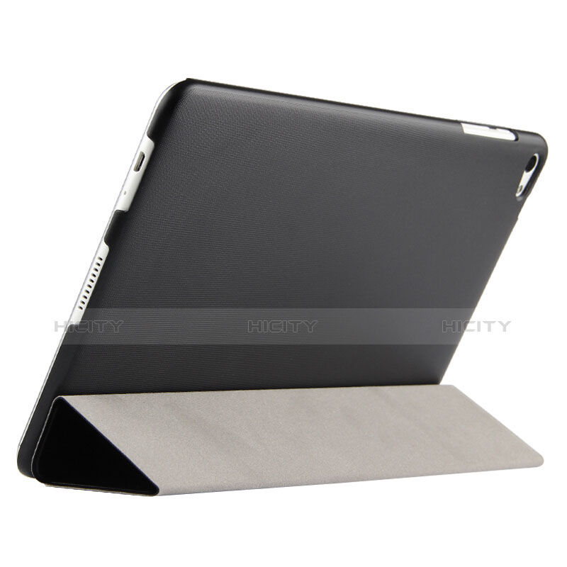 Funda de Cuero Cartera con Soporte L02 para Huawei MediaPad M2 10.1 FDR-A03L FDR-A01W Negro