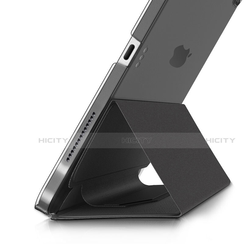 Funda de Cuero Cartera con Soporte L03 para Apple iPad Pro 11 (2020) Negro