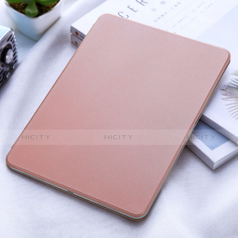 Funda de Cuero Cartera con Soporte L03 para Apple iPad Pro 12.9 (2018) Rosa