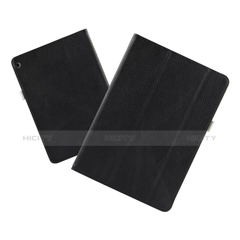 Funda de Cuero Cartera con Soporte L03 para Huawei MediaPad M3 Lite 10.1 BAH-W09 Negro