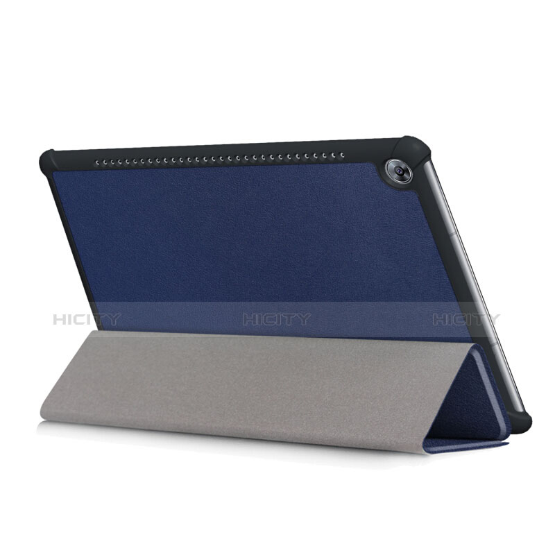 Funda de Cuero Cartera con Soporte L03 para Huawei MediaPad M5 8.4 SHT-AL09 SHT-W09 Azul