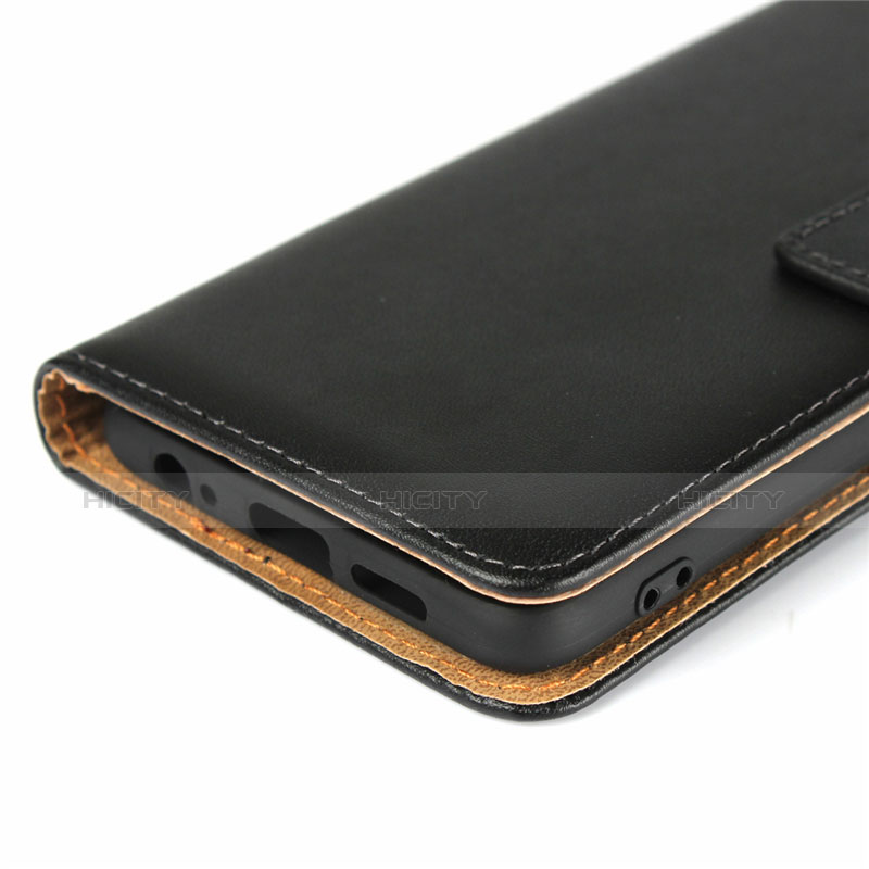 Funda de Cuero Cartera con Soporte L03 para Huawei P30 Negro