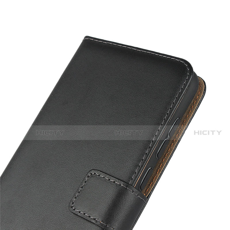 Funda de Cuero Cartera con Soporte L03 para Huawei Y7 Pro (2019) Negro