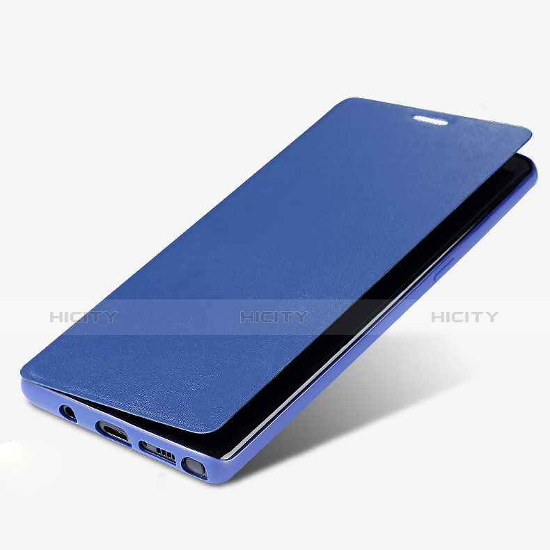 Funda de Cuero Cartera con Soporte L03 para Samsung Galaxy Note 8 Azul