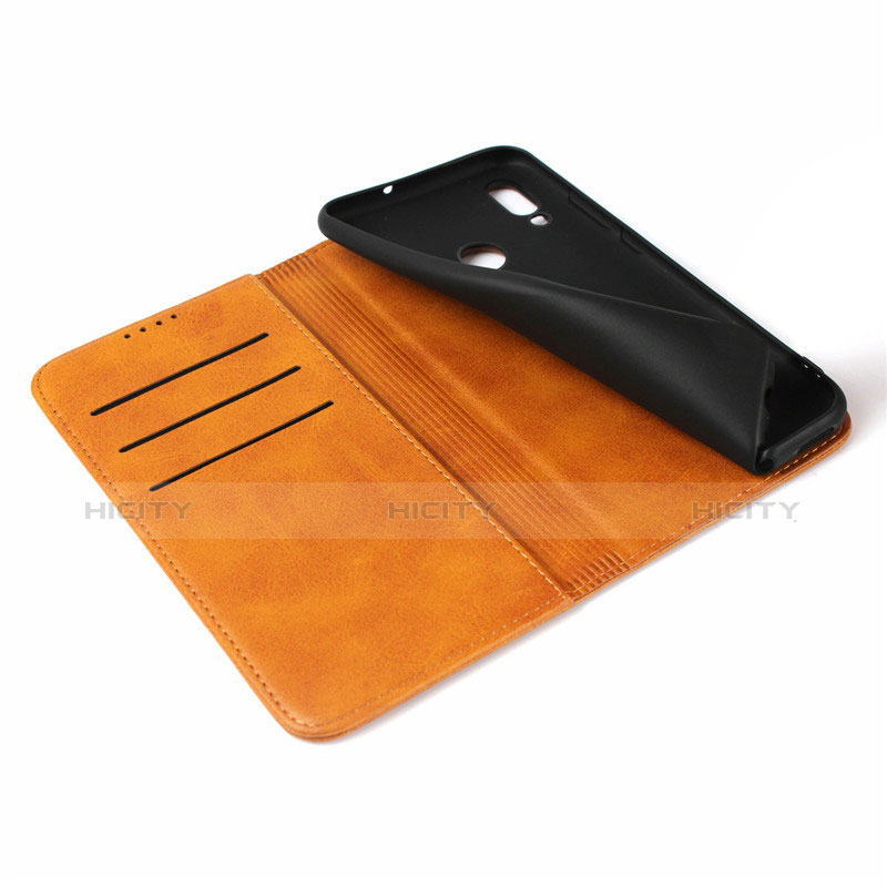 Funda de Cuero Cartera con Soporte L04 para Huawei Honor 10 Lite Marron