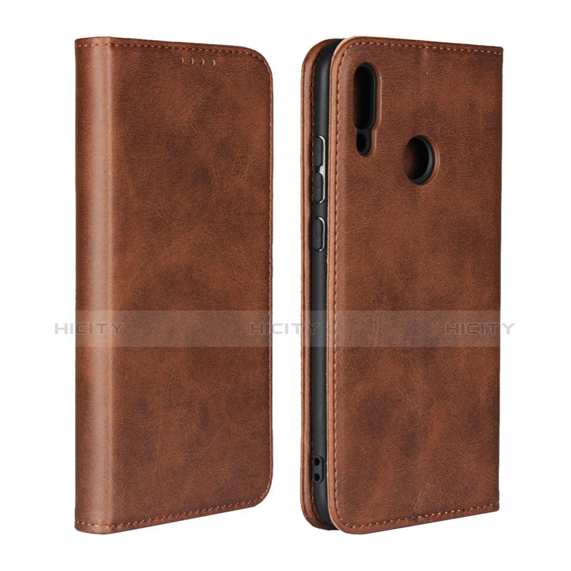 Funda de Cuero Cartera con Soporte L05 para Huawei Honor 10 Lite Marron