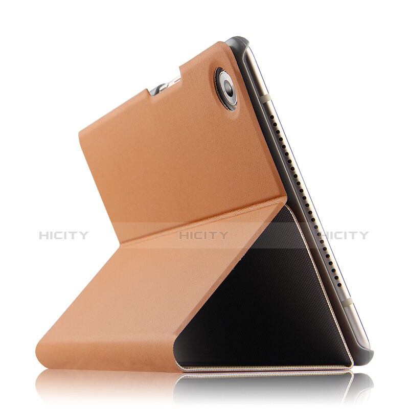 Funda de Cuero Cartera con Soporte L05 para Huawei MediaPad M5 8.4 SHT-AL09 SHT-W09 Marron