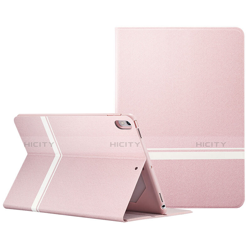 Funda de Cuero Cartera con Soporte L06 para Apple iPad Pro 10.5 Rosa