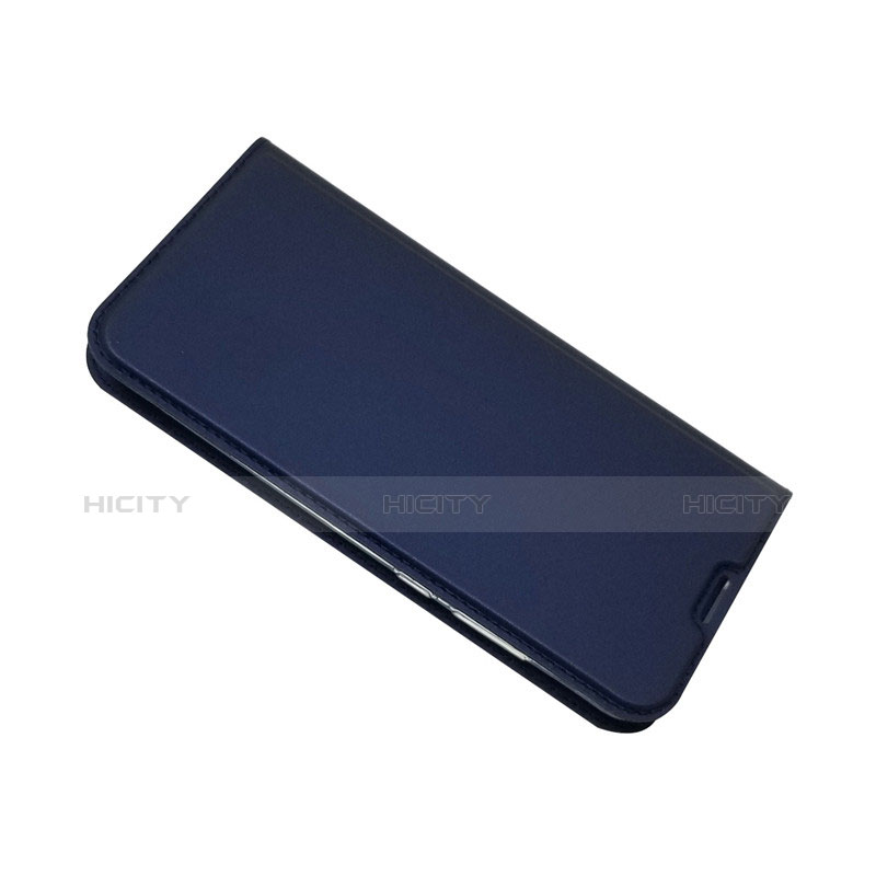 Funda de Cuero Cartera con Soporte L06 para Huawei Honor 10 Lite Azul