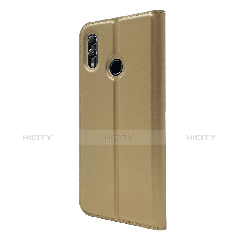 Funda de Cuero Cartera con Soporte L06 para Huawei Honor 10 Lite Oro