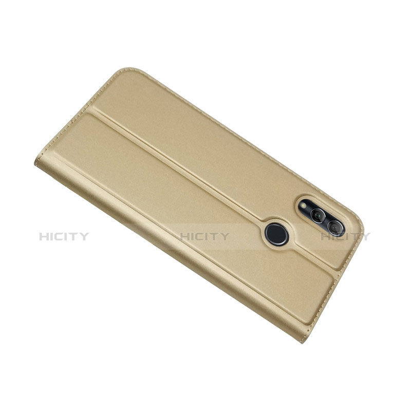 Funda de Cuero Cartera con Soporte L06 para Huawei Honor 10 Lite Oro