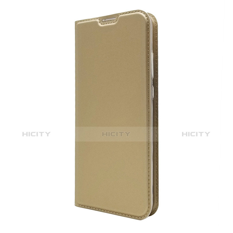 Funda de Cuero Cartera con Soporte L06 para Huawei Honor 10 Lite Oro