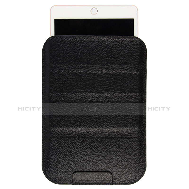 Funda de Cuero Cartera con Soporte L07 para Huawei MediaPad M5 8.4 SHT-AL09 SHT-W09 Negro