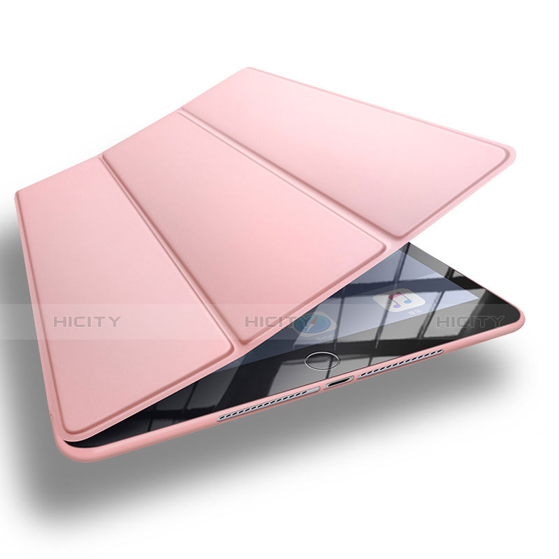 Funda de Cuero Cartera con Soporte L11 para Apple New iPad 9.7 (2017) Oro Rosa