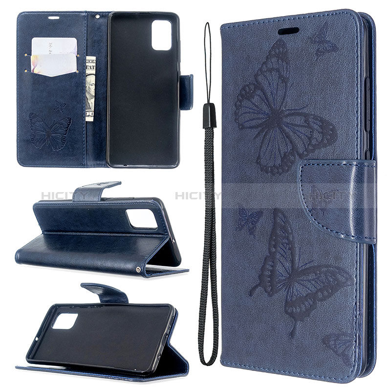 Funda de Cuero Cartera con Soporte Mariposa Carcasa B01F para Samsung Galaxy A51 5G