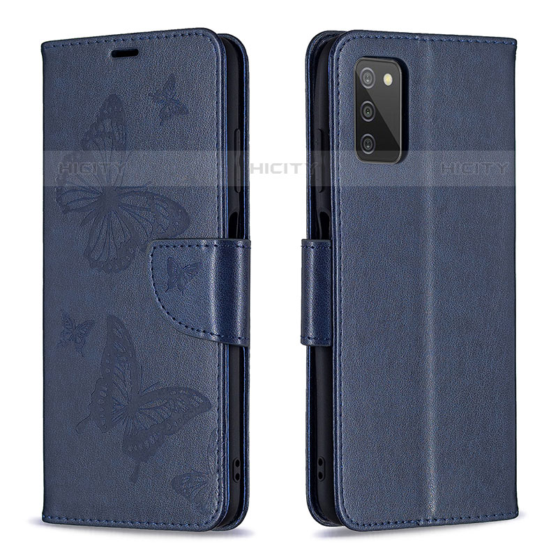 Funda de Cuero Cartera con Soporte Mariposa Carcasa B01F para Samsung Galaxy M02s