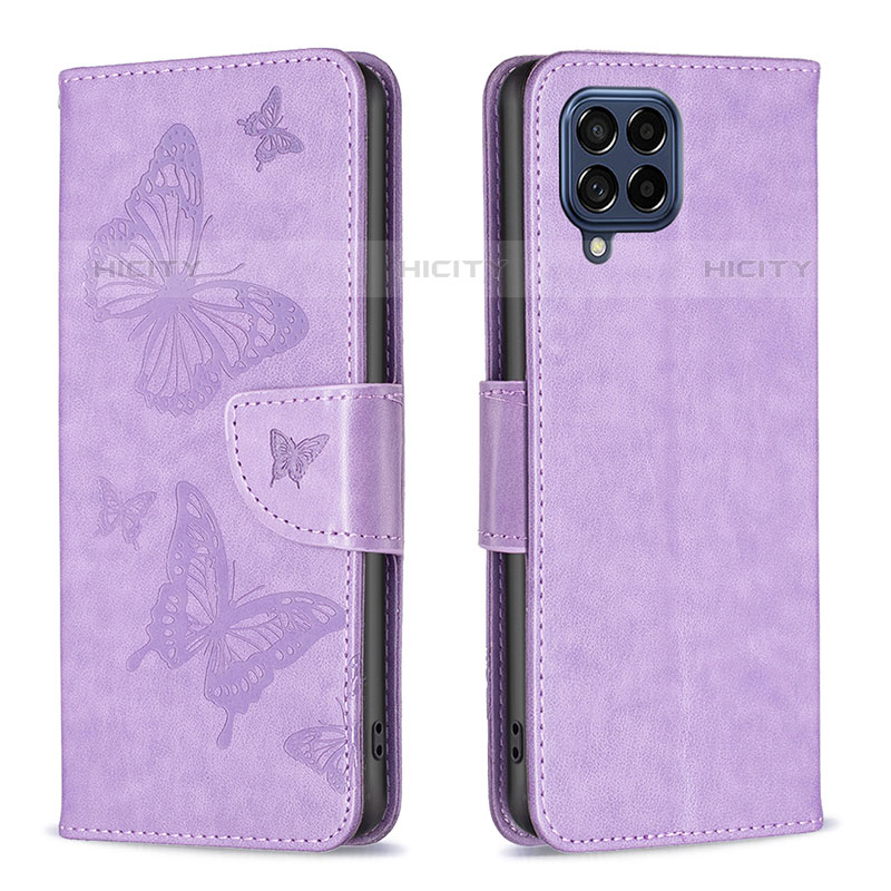 Funda de Cuero Cartera con Soporte Mariposa Carcasa B01F para Samsung Galaxy M53 5G