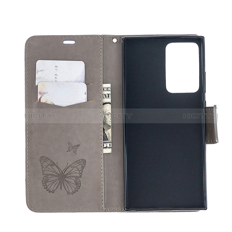 Funda de Cuero Cartera con Soporte Mariposa Carcasa B01F para Samsung Galaxy Note 20 Ultra 5G