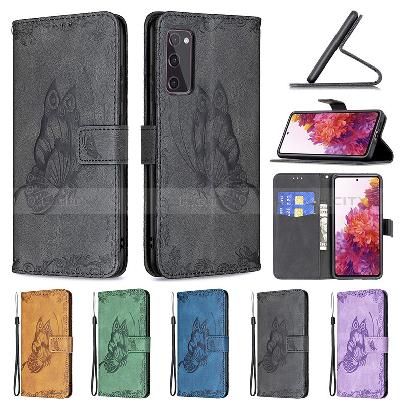 Funda de Cuero Cartera con Soporte Mariposa Carcasa B02F para Samsung Galaxy S20 FE (2022) 5G