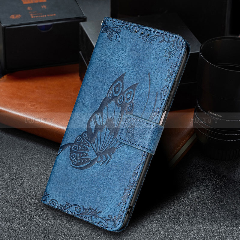 Funda de Cuero Cartera con Soporte Mariposa Carcasa B02F para Xiaomi Redmi Note 9 Pro