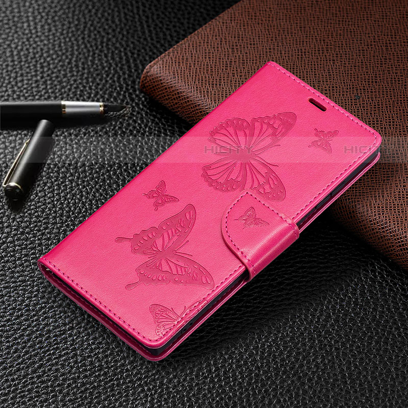 Funda de Cuero Cartera con Soporte Mariposa Carcasa B13F para Samsung Galaxy S21 Ultra 5G