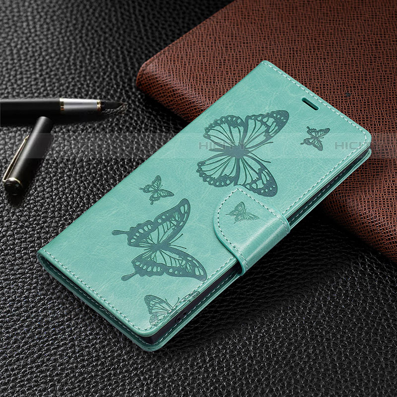 Funda de Cuero Cartera con Soporte Mariposa Carcasa B13F para Samsung Galaxy S21 Ultra 5G