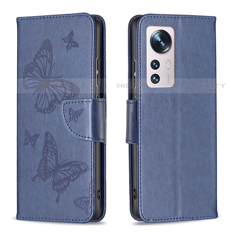 Funda de Cuero Cartera con Soporte Mariposa Carcasa B13F para Xiaomi Mi 12S 5G