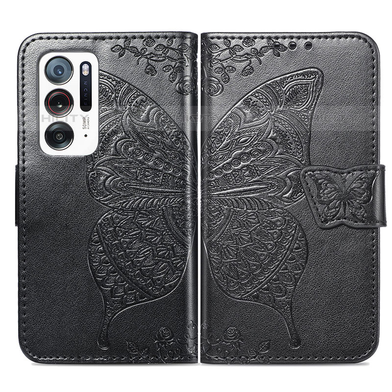 Funda de Cuero Cartera con Soporte Mariposa Carcasa para Oppo Find N 5G