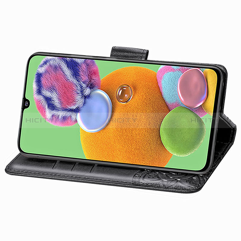 Funda de Cuero Cartera con Soporte Mariposa Carcasa para Samsung Galaxy A90 5G