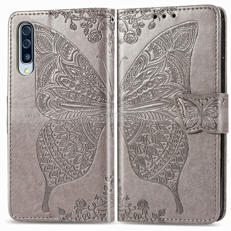 Funda de Cuero Cartera con Soporte Mariposa Carcasa para Samsung Galaxy A90 5G