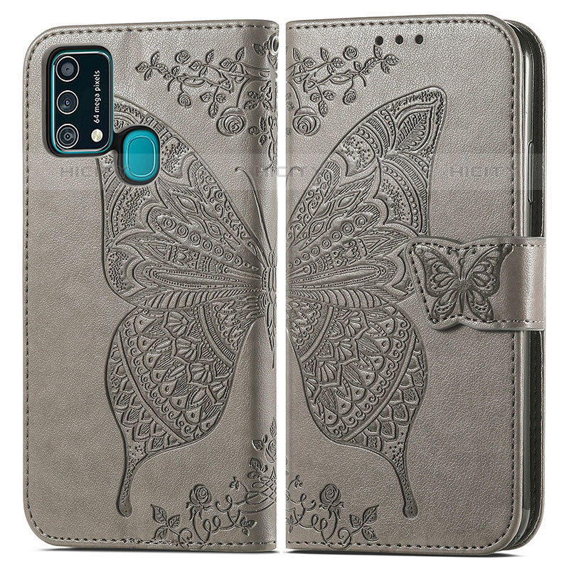 Funda de Cuero Cartera con Soporte Mariposa Carcasa para Samsung Galaxy F41