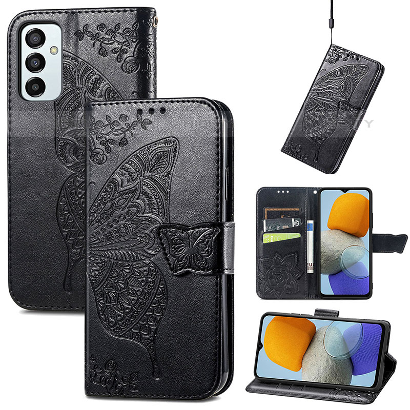 Funda de Cuero Cartera con Soporte Mariposa Carcasa para Samsung Galaxy M23 5G