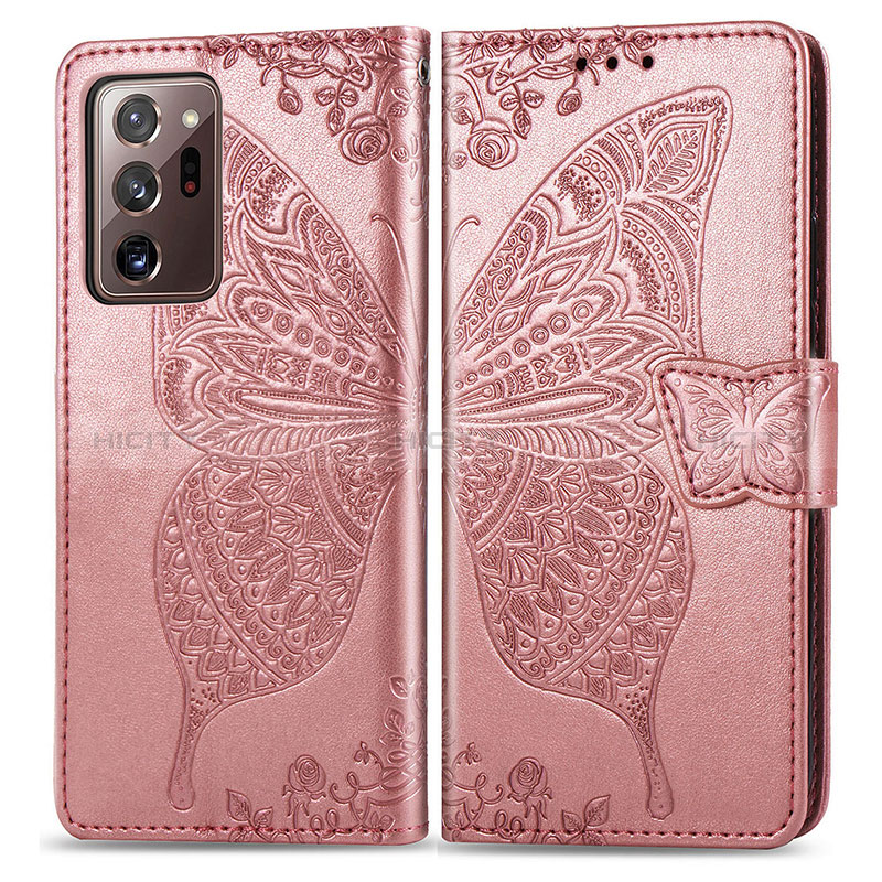 Funda de Cuero Cartera con Soporte Mariposa Carcasa para Samsung Galaxy Note 20 Ultra 5G