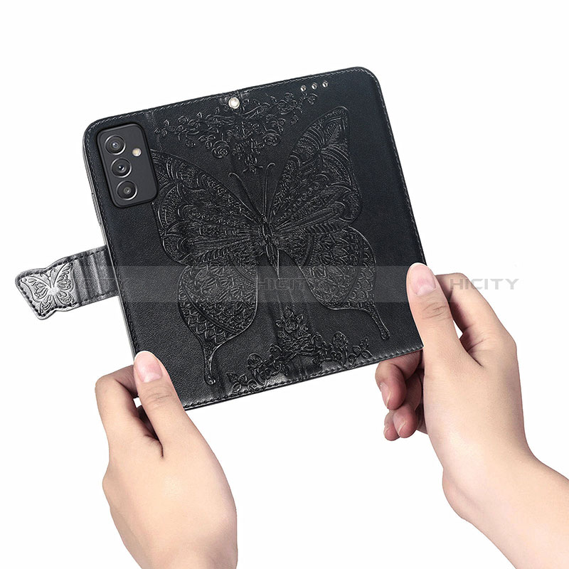 Funda de Cuero Cartera con Soporte Mariposa Carcasa para Samsung Galaxy Quantum2 5G