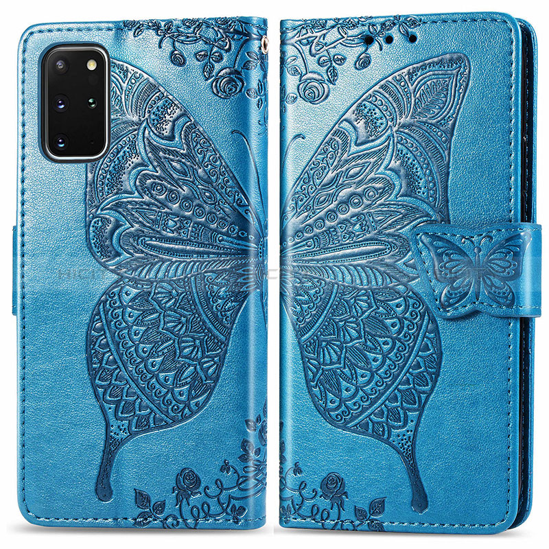 Funda de Cuero Cartera con Soporte Mariposa Carcasa para Samsung Galaxy S20 Plus 5G