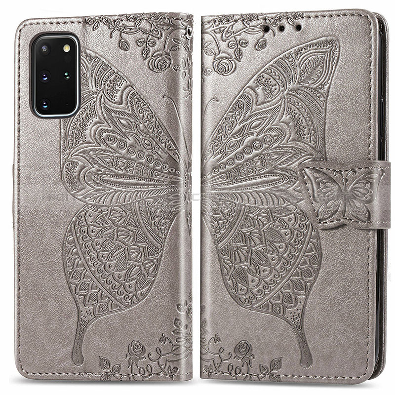 Funda de Cuero Cartera con Soporte Mariposa Carcasa para Samsung Galaxy S20 Plus 5G