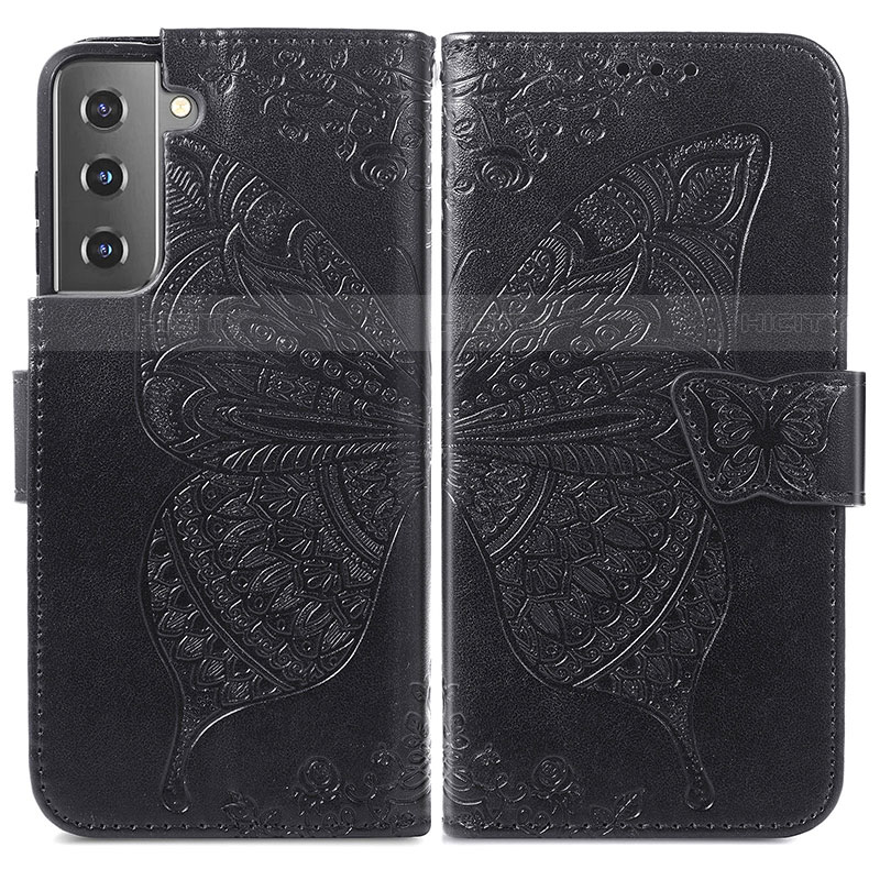 Funda de Cuero Cartera con Soporte Mariposa Carcasa para Samsung Galaxy S22 5G