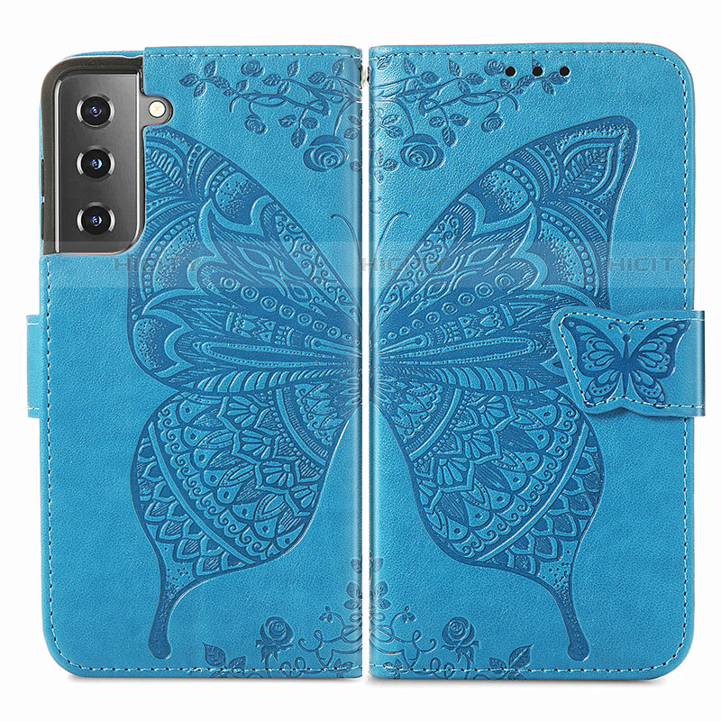 Funda de Cuero Cartera con Soporte Mariposa Carcasa para Samsung Galaxy S22 5G