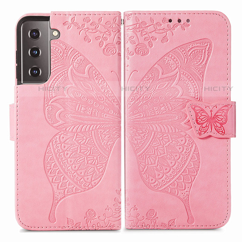 Funda de Cuero Cartera con Soporte Mariposa Carcasa para Samsung Galaxy S22 5G