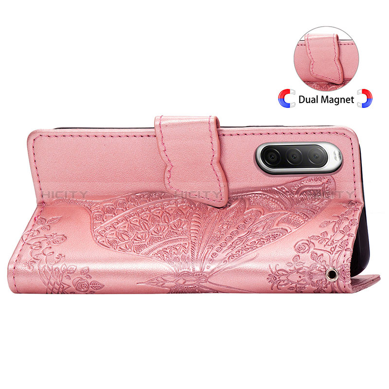 Funda de Cuero Cartera con Soporte Mariposa Carcasa para Sony Xperia 10 II