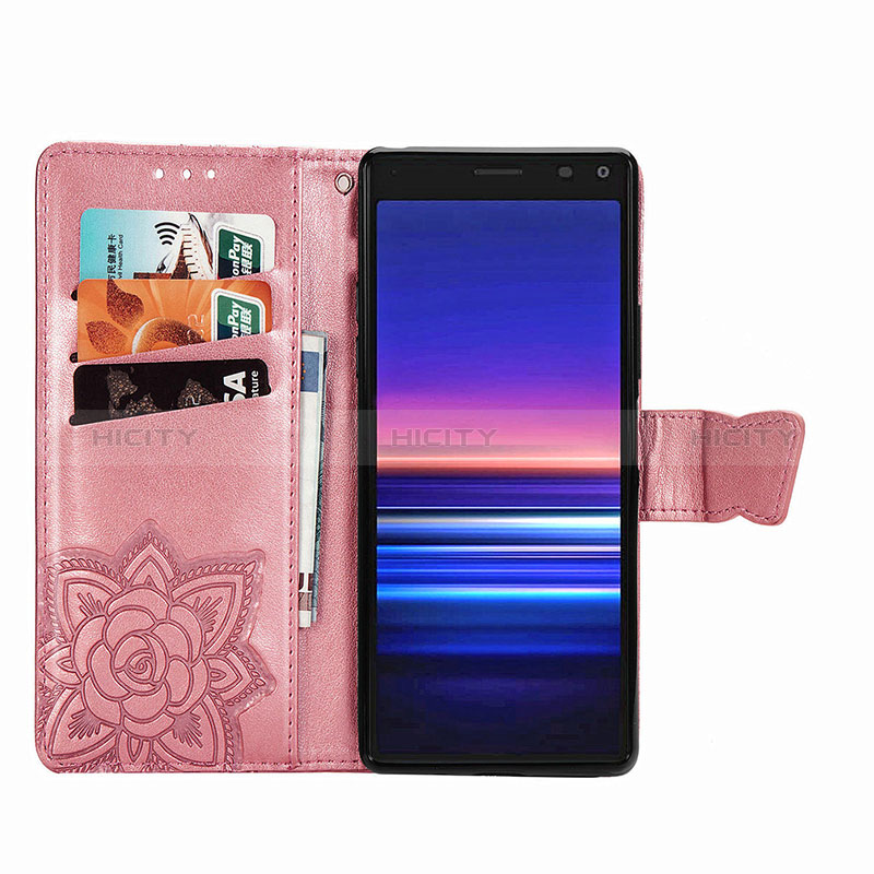 Funda de Cuero Cartera con Soporte Mariposa Carcasa para Sony Xperia 8