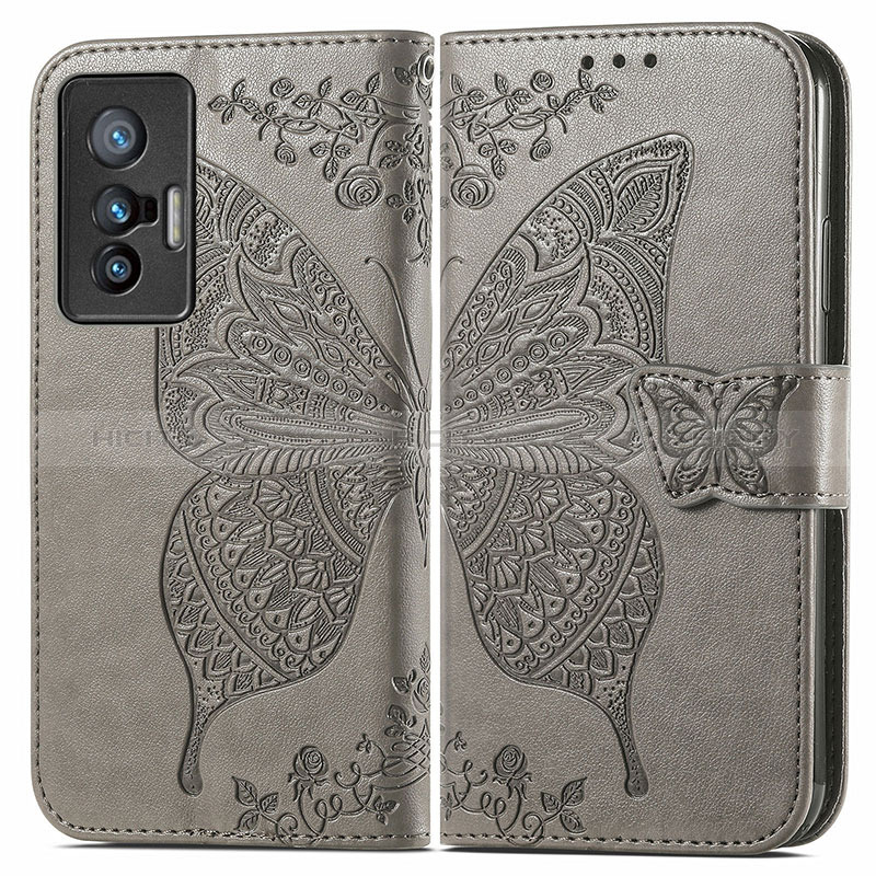 Funda de Cuero Cartera con Soporte Mariposa Carcasa para Vivo X70 5G